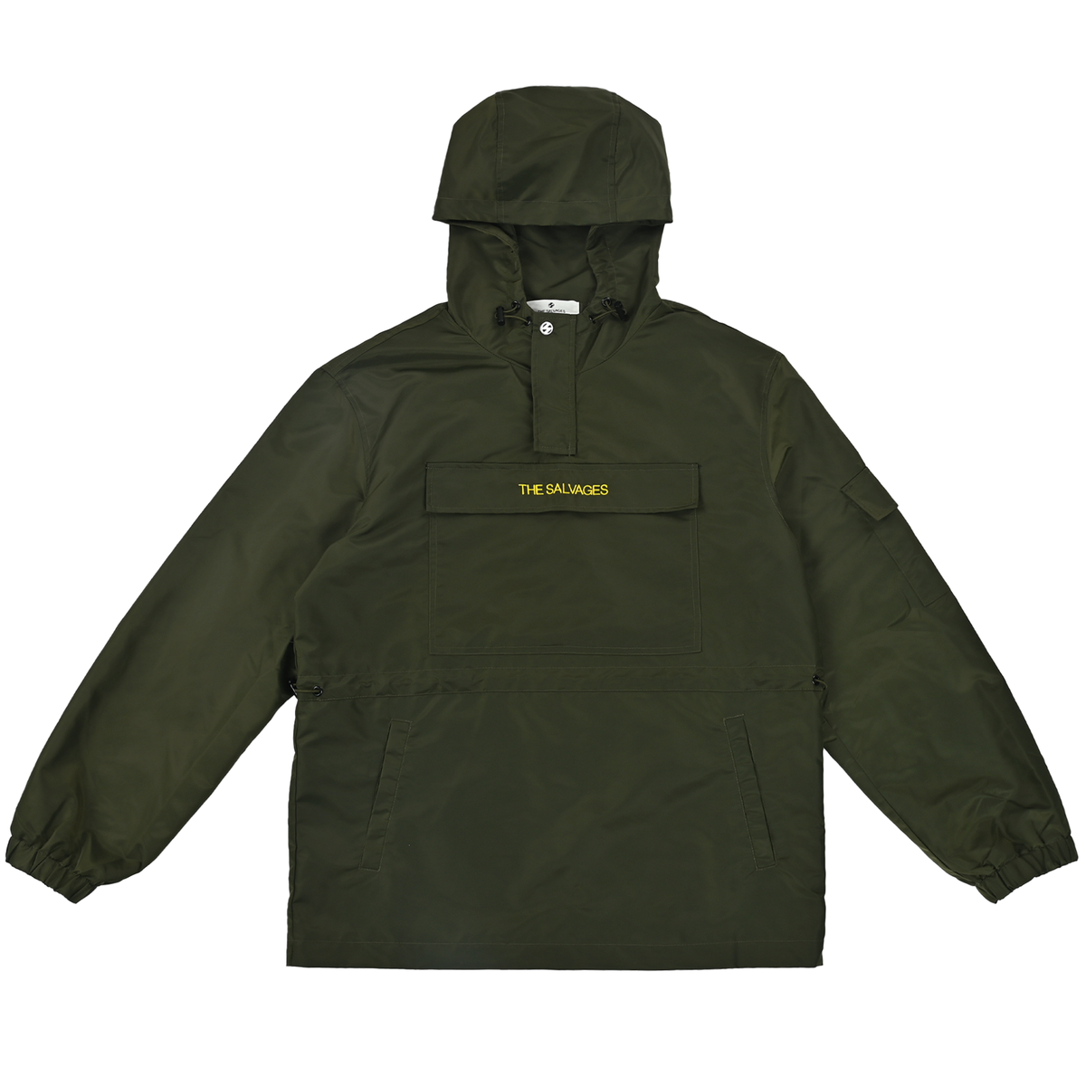 The Salvages 'Sublime' Hypnotic Anorak Jacket in Army Green