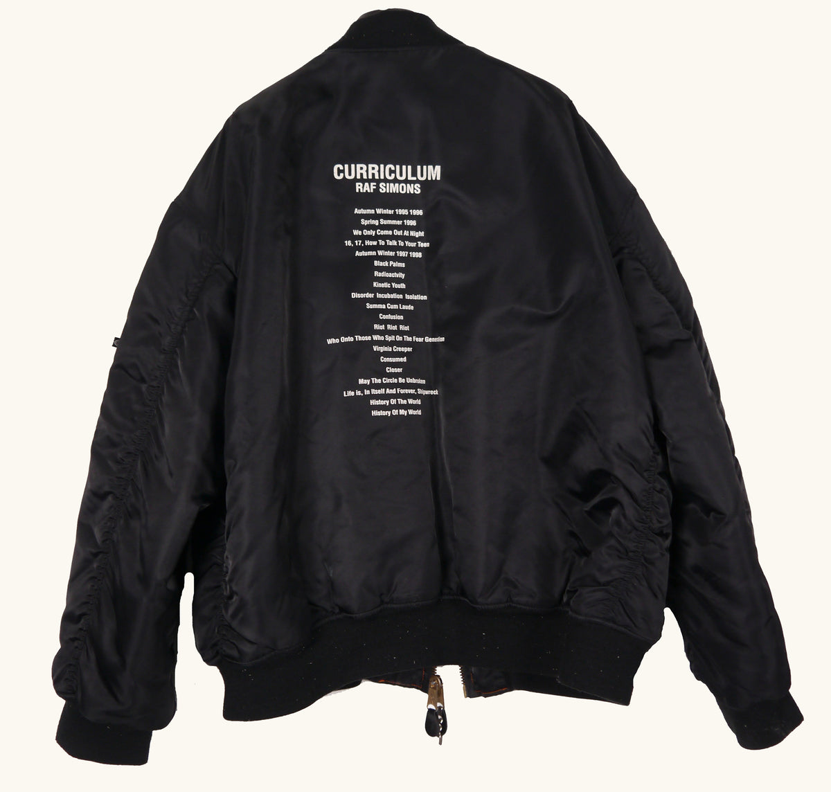 ジャケット・アウター fostex garments ma-1 jacket raf simons fostex garments bomber jacket flight ma-1 maroon raf simons