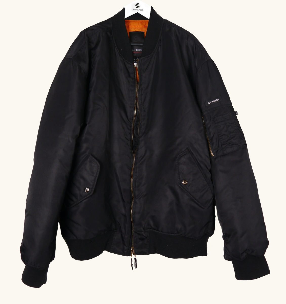 10th Anniversary CURRICULUM MA-1 Black Flight Bomber Jacket