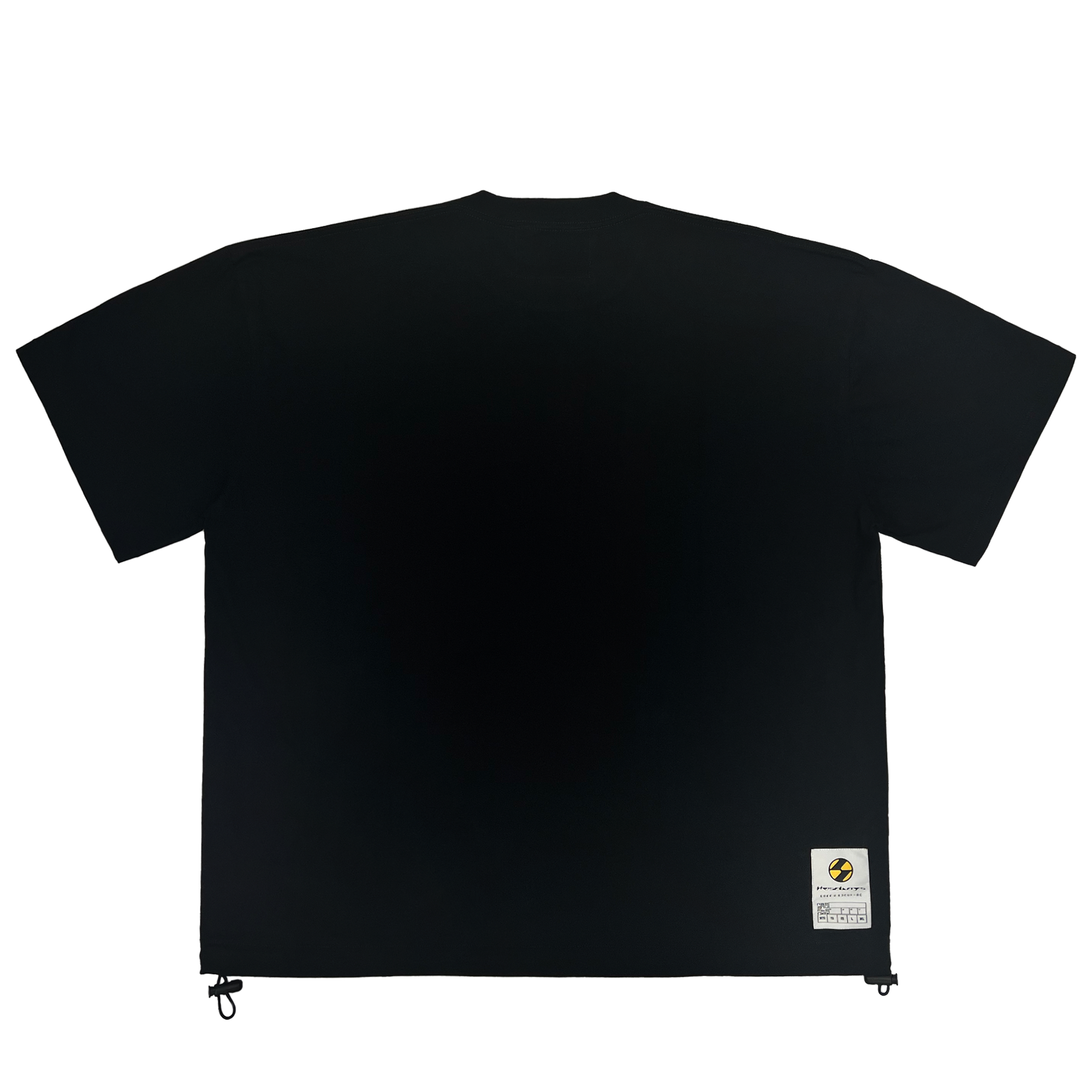 The Salvages Amorph Logo Drawstring OS T-Shirt in Black