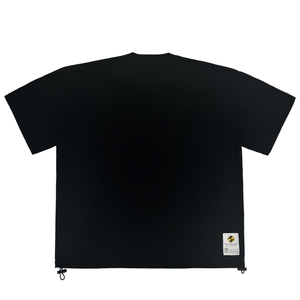 The Salvages Amorph Logo Drawstring OS T-Shirt in Black