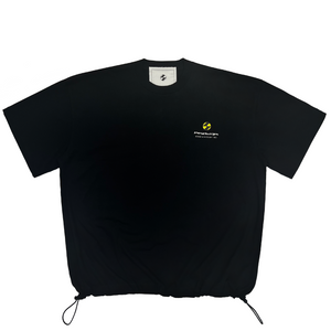 The Salvages Amorph Logo Drawstring OS T-Shirt in Black