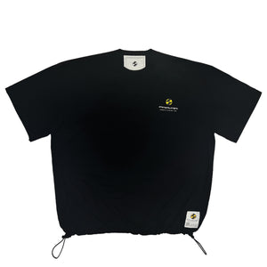 The Salvages Amorph Logo Drawstring OS T-Shirt in Black