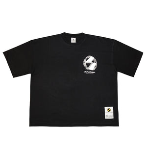 The Salvages x Number 3 Space Station Boxy T-Shirt in Black