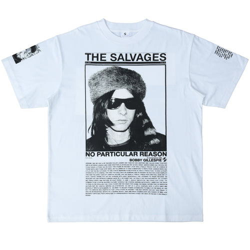 'NO PARTICULAR REASON' The Salvages x Bobby Gillespie T-Shirt in White