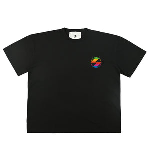 The Salvages Technicolour Logo OS T-Shirt in Black - Exclusive