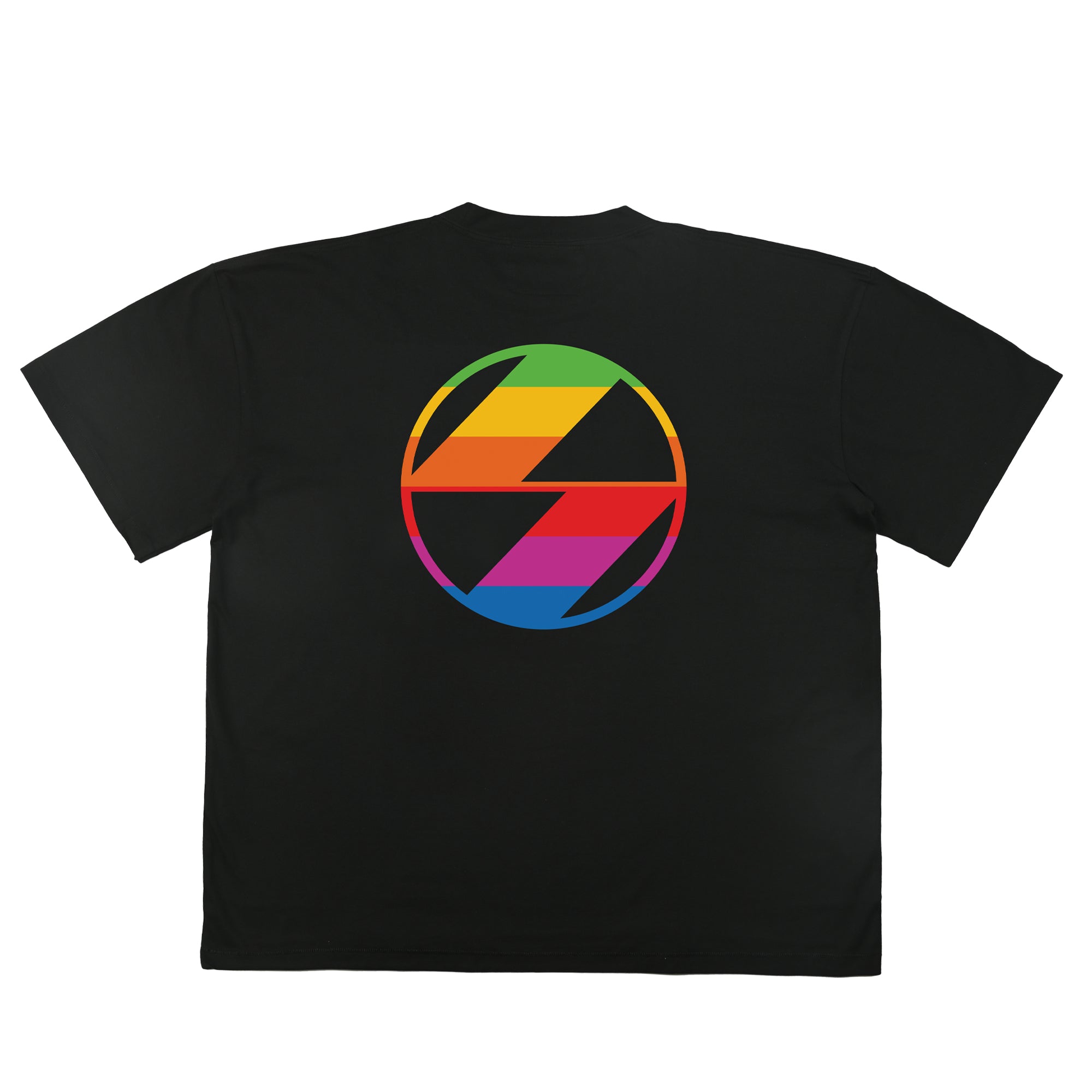 The Salvages Technicolour Logo OS T-Shirt in Black - Exclusive