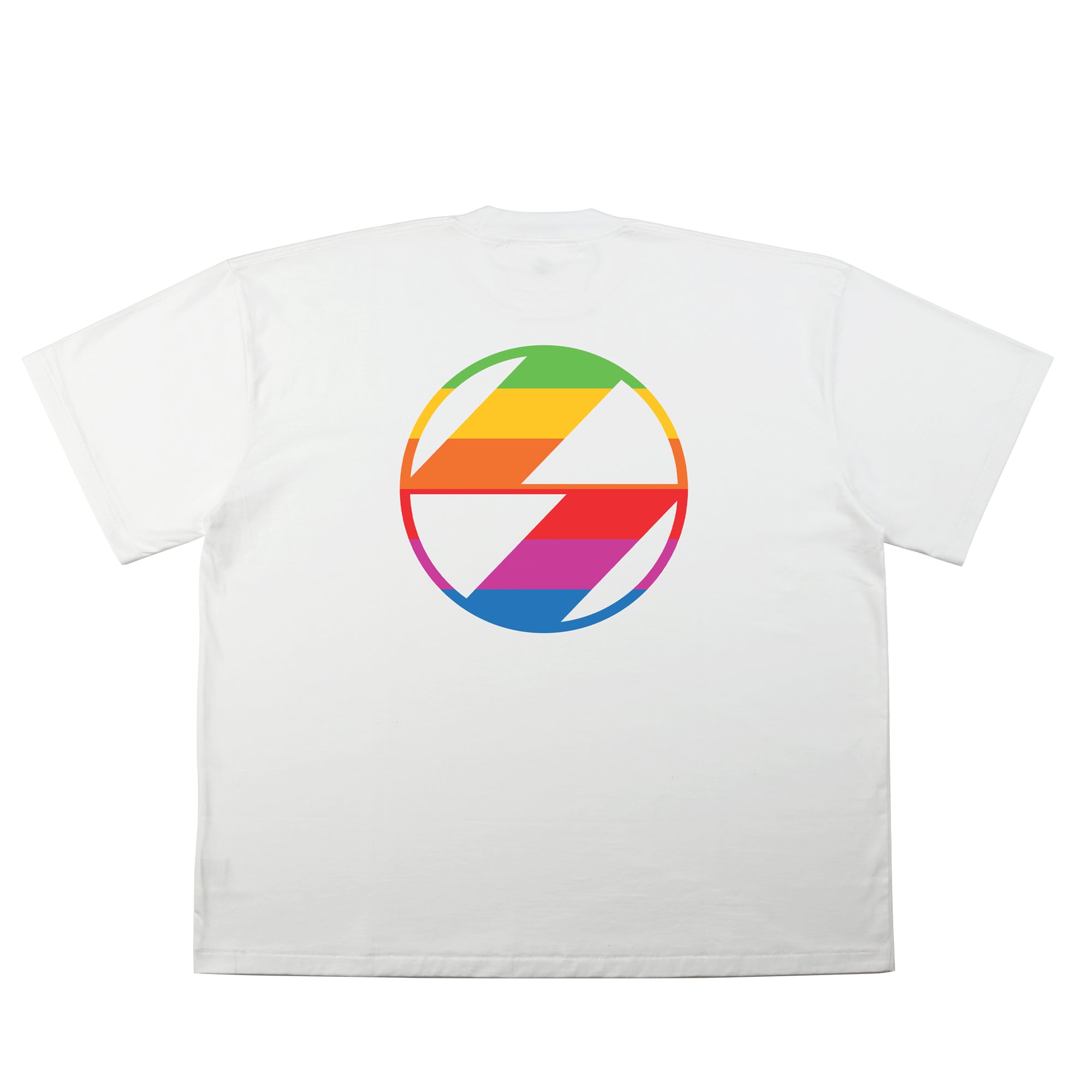 The Salvages Technicolour Logo OS T-Shirt in White - Exclusive