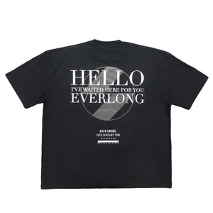 The Salvages 'Everlong' OS T-Shirt in Black