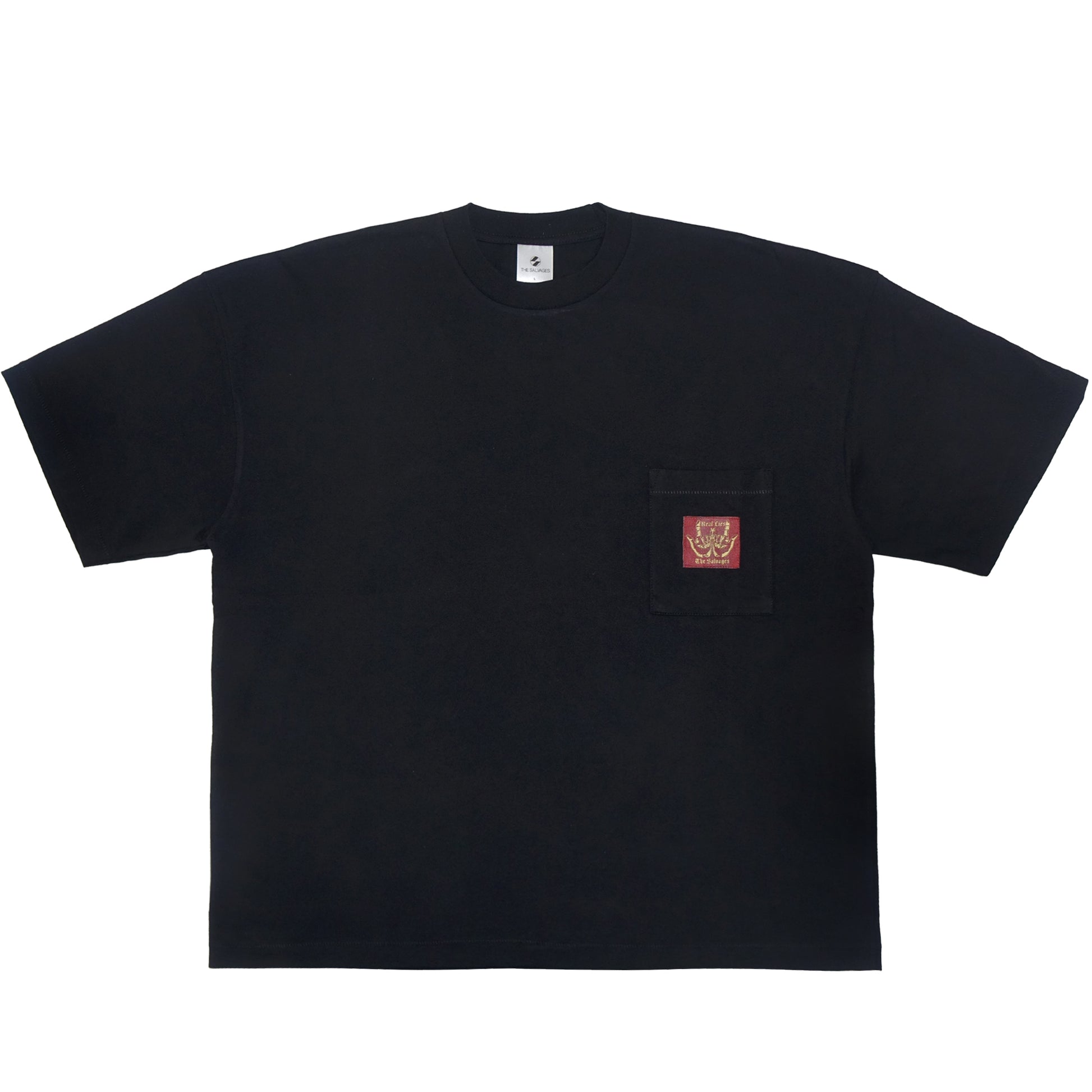 The Salvages 'Real Lies' AW25 Patch Pocket Boxy T-Shirt
