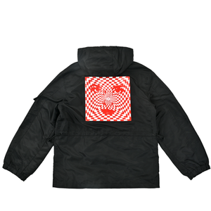 The Salvages 'Sublime' Hypnotic Anorak Jacket in Black