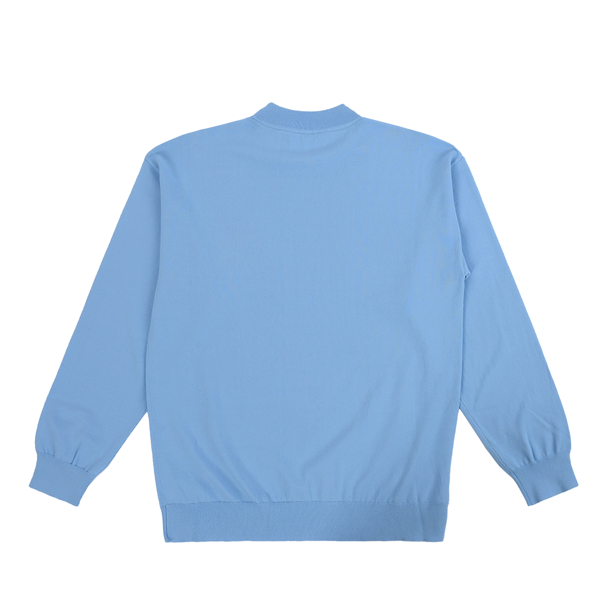 The Salvages 'Sublime' Knit Mockneck Pullover in Baby Blue