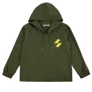 The Salvages 'Sublime' Festival Anorak Shirt in Army Green