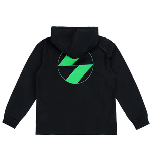 The Salvages 'Sublime' Festival Anorak Shirt in Black