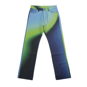 The Salvages 'Sublime' Aura Straight Cut Jeans in Lime Green