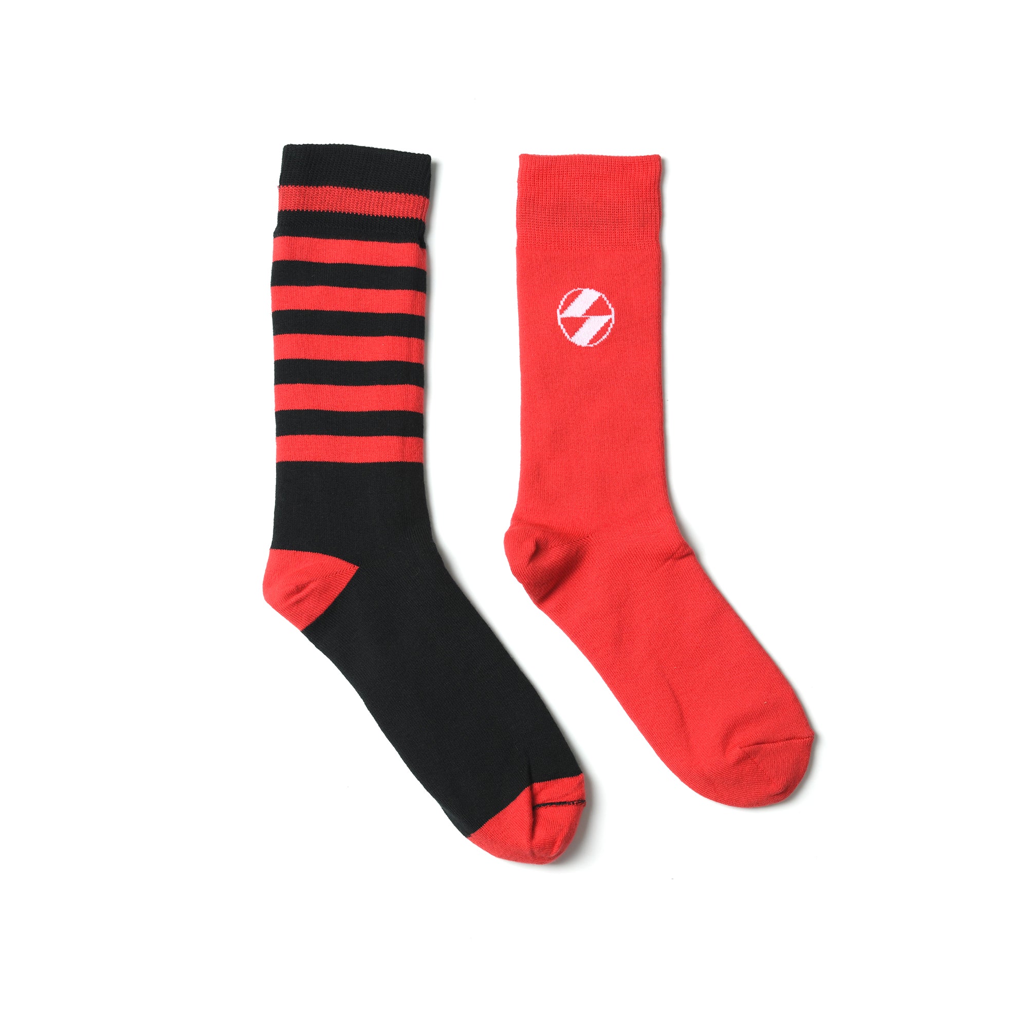 The Salvages x decka Reversible Mismatched Socks