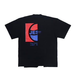 'Last Generation' Holiday Gift Shop Reconstructed Jesus T-shirt in Black