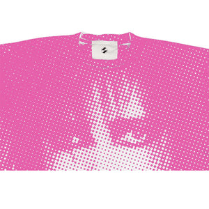 The Salvages "Siouxsie" Hand Screened OS T-Shirt in Fluorescent Pink