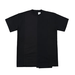 The Salvages AW22 Reconstructed Classic T-shirt in Black