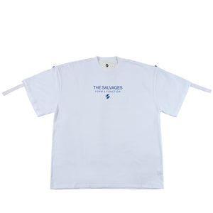 The Salvages AW22 Form & Function D-Ring OS T-Shirt in White
