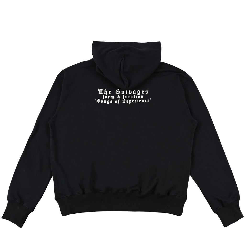 The Salvages AW22 Snap OS Hoodie in Black
