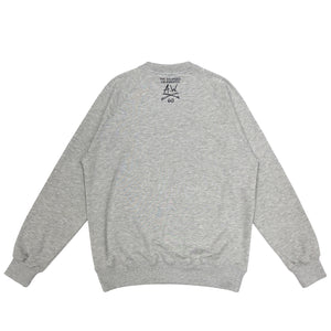The Salvages Andrew Weatherall AW60 Raglan Sweater in Grey