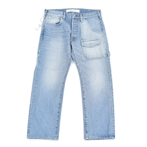 'BIZARRE' CROPPED DENIM IN INDIGO