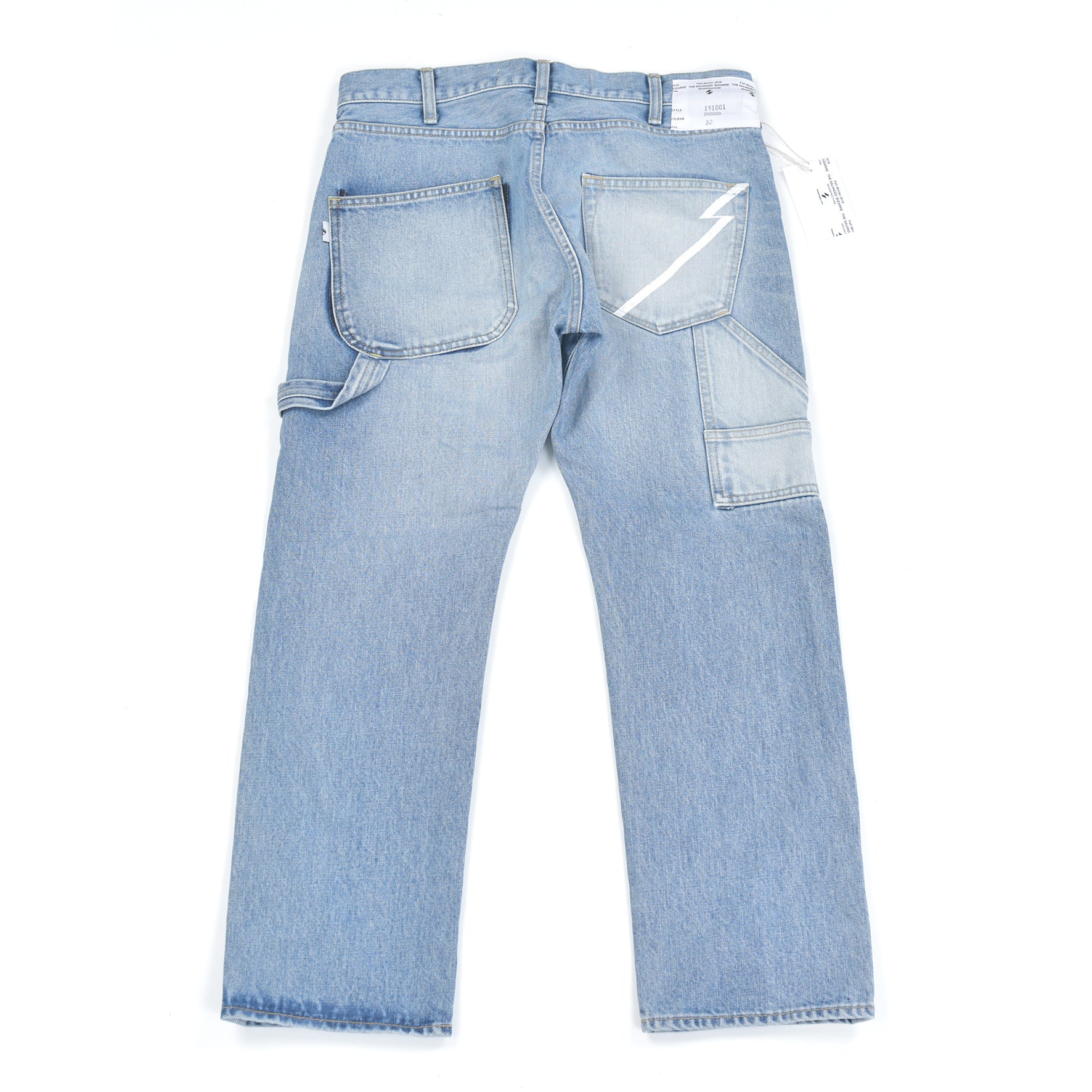 'BIZARRE' CROPPED DENIM IN INDIGO