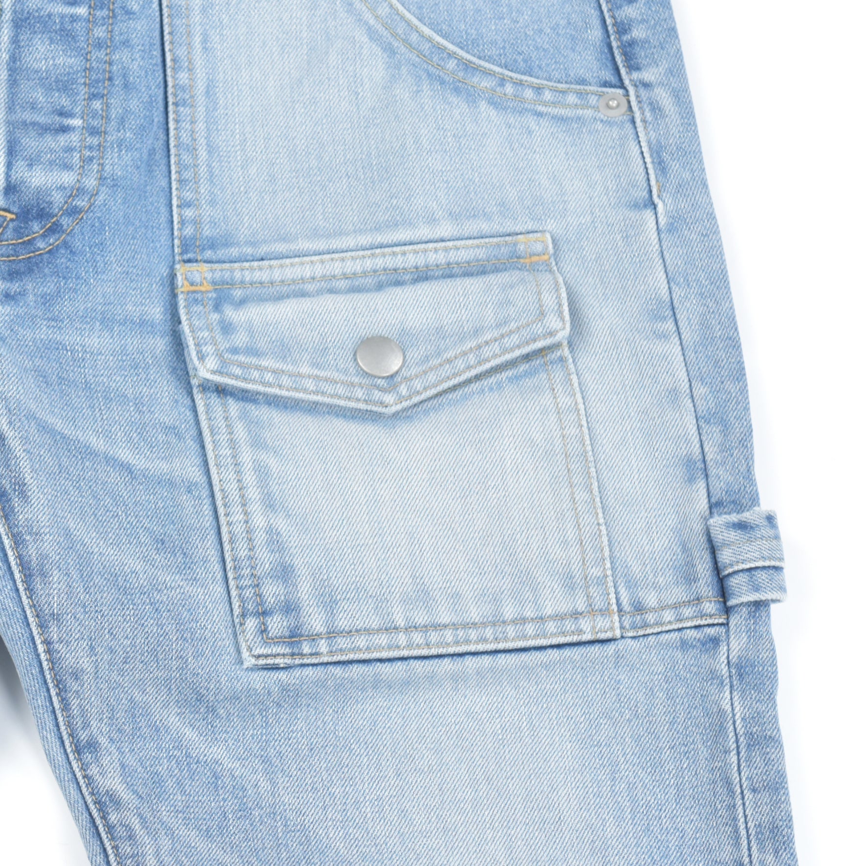'BIZARRE' CROPPED DENIM IN INDIGO
