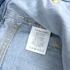 'BIZARRE' CROPPED DENIM IN INDIGO