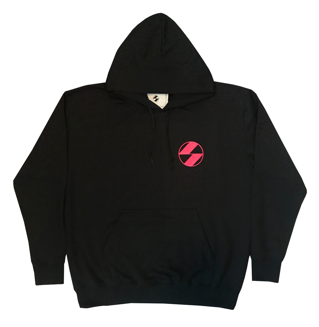 The Salvages Neon Pink Logo Hoodie