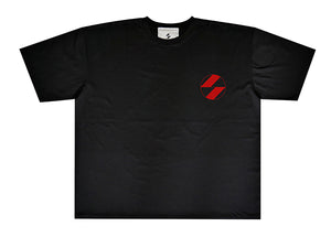 The Salvages Red Logo Black OS T-shirt