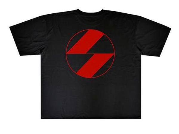 The Salvages Red Logo Black OS T-shirt
