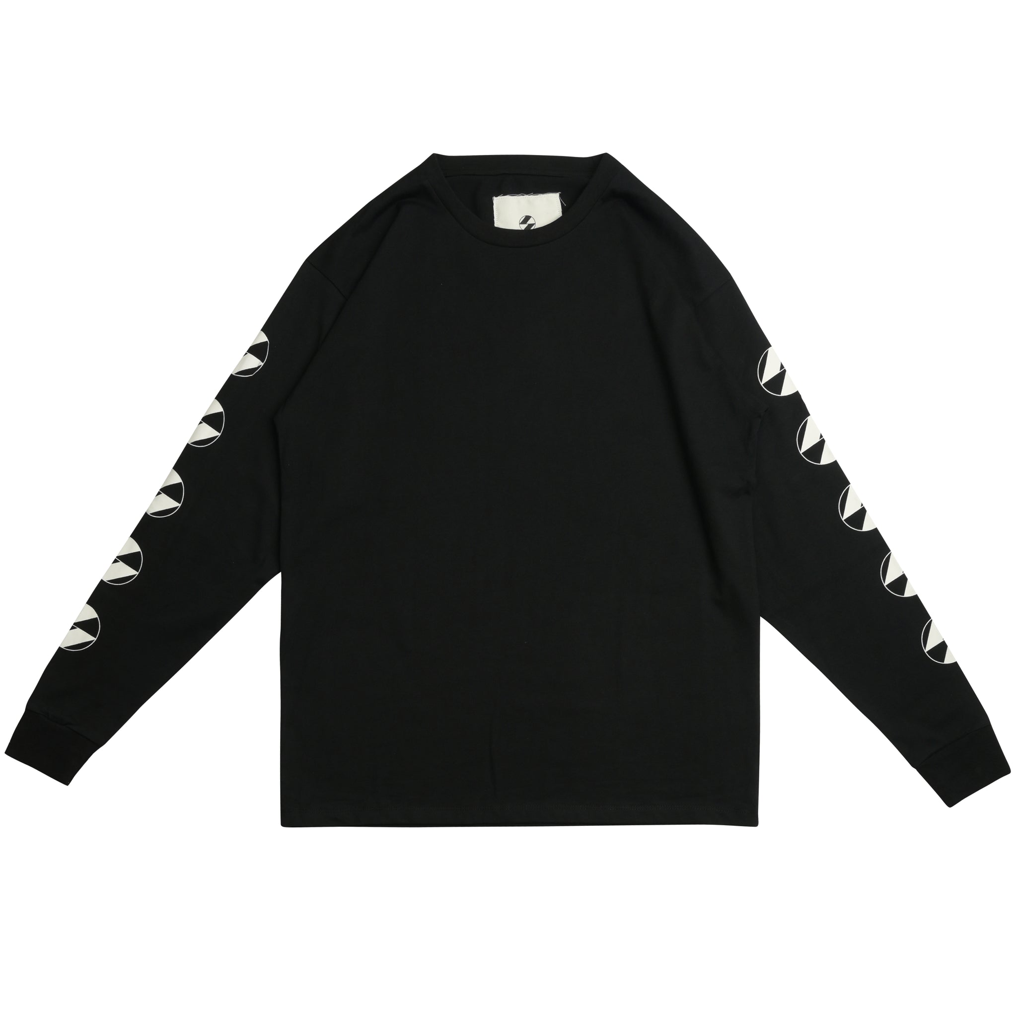 The Salvages Red Logo OS Short Over Long T-Shirt (Made in USA) Black on Black