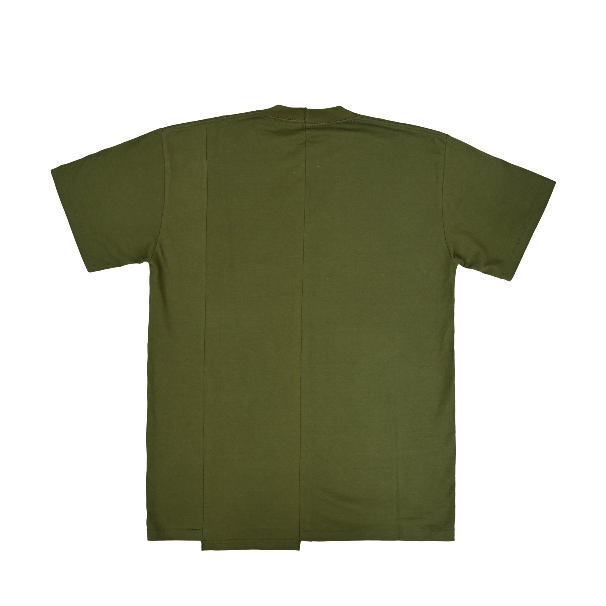 The Salvages 'Sublime' Reconstructed T-shirt in Army Green