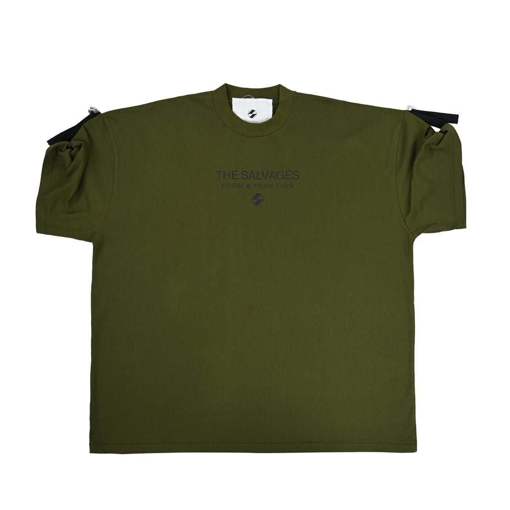 The Salvages 'Sublime' Form & Function D-Ring OS T-Shirt in Army Green