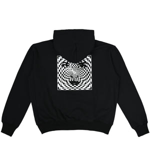 The Salvages 'Sublime' Hypnotic Snap Hoodie in Black