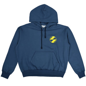 The Salvages 'Sublime' Classic Emblem OS Hoodie in Deep Blue