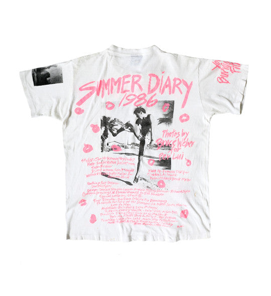 Vintage Bruce Weber ‘Summer Diary 1986’ T-shirt by Bruce Weber