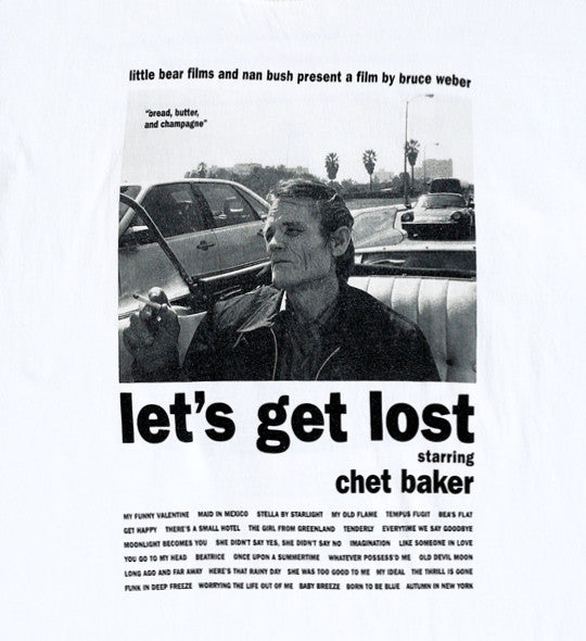 Bruce Weber ‘Let’s Get Lost’ starring Chet Baker T-Shirt by Weberbilt