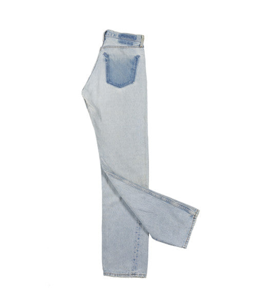 Vintage Artisanal Denim Jeans With Exposed Zips by Martin Margiela