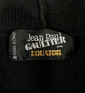 A/W85-86  Jean Paul Gaultier Knit Turtleneck from the 'Russian Constructivist' Collection by Jean Paul Gaultier